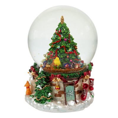 120MM Multi-Colored Musical Christmas Tree Snow Globe