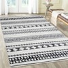 Washable Indoor Farmhouse Large Area Rug for Living Room Bedroom, Non Slip Geometric Print Carpet for Home Office - 3 of 4
