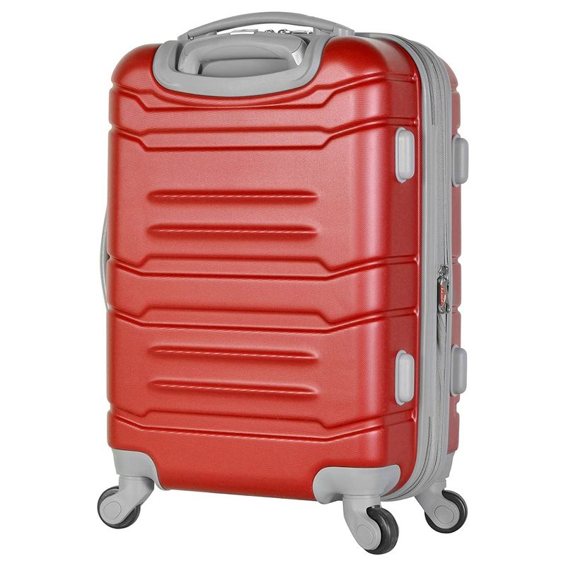 Olympia Denmark 21" Expandable Carry On 4 Wheel Spinner Luggage Suitcase, 2 of 7