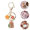Unique Bargains Cartoon Animal Handbag Charms Keychains 1 Pc - 3 of 4