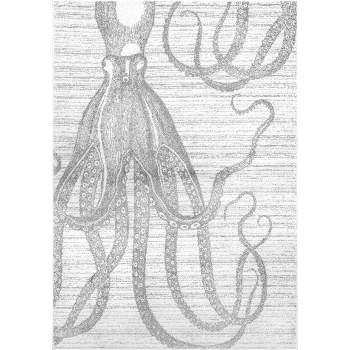 nuLOOM Thomas Paul Power loomed Octopus Area Rug