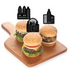 Big Dot of Happiness Nighttime City Skyline - Dessert Cupcake Toppers - New York Party Clear Treat Picks - Set of 24 - 3 of 4