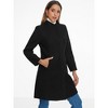Allegra K Women's Stand Collar Long Sleeve Winter Outerwear Coat - 4 of 4