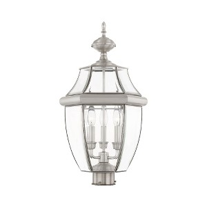 Livex Lighting Monterey 3 - Light Lantern in  Brushed Nickel - 1 of 1