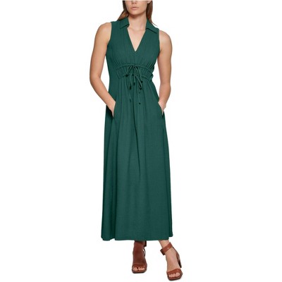 Calvin Klein Womens Maxi A-line Dress