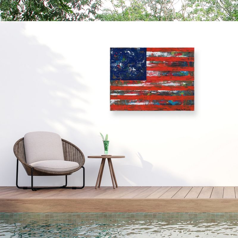 "American Flag" Outdoor Canvas, 1 of 8