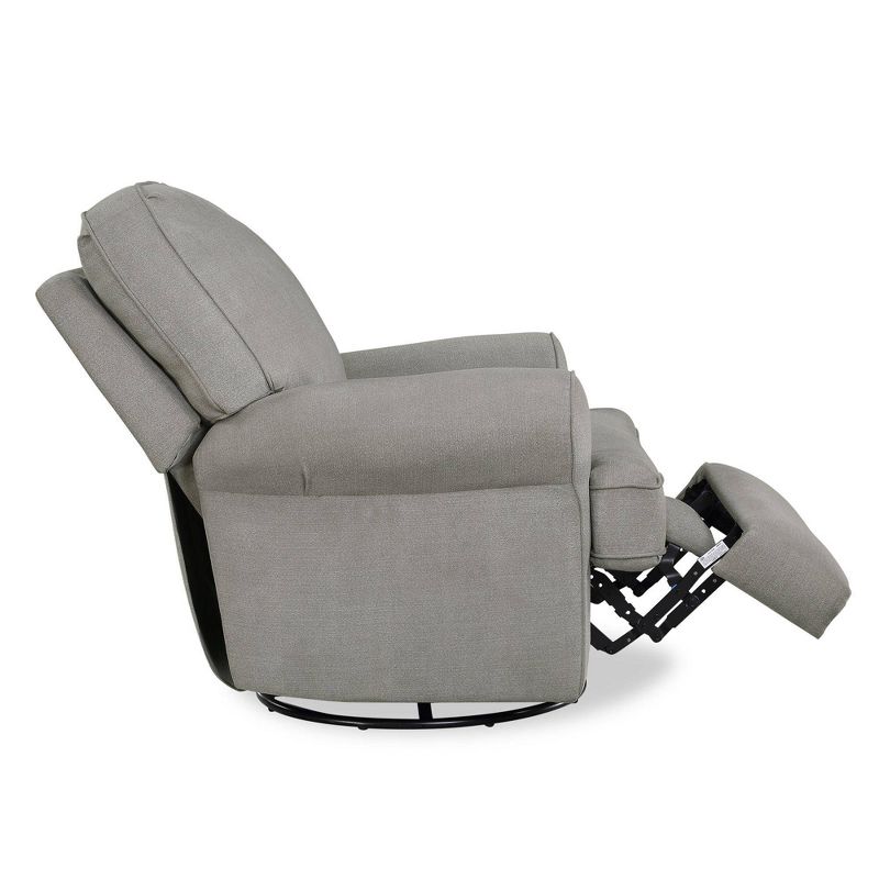 Baby Relax Etta Swivel Glider Recliner Chair Nursery Furniture, 3 of 12