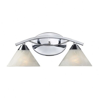 Elk Home Elysburg 2 - Light Vanity in  Polished Chrome