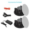 Waterproof Ceiling/Wall Speakers for Outdoor Use with Dual 5.25" Drivers, Easy Installation, IP-rated Design - 4 of 4