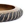 Gulches Decorative Bowls: Dannel Handmade Wooden Bowl with Black Accent - 4 of 4