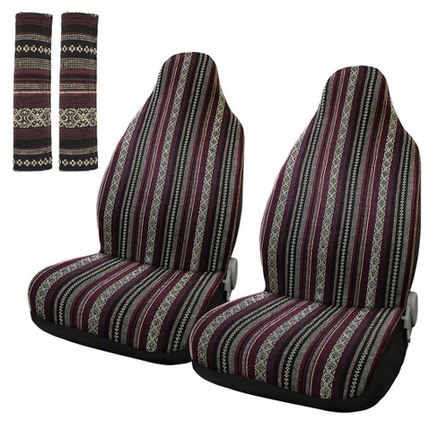 Unique Bargains Brown Universal Front Seat Cover Saddle Blanket