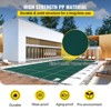 VEVOR Pool Safety Cover Fits 16x36ft Rectangle Inground Pools, Safety Pool Cover with Drainage Holes, Mesh Solid Pool Cover, Green - 4 of 4