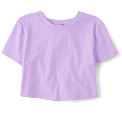 The Children's Place Girls Short Sleeve Tulip Top Purple M (7/8) — фото 3