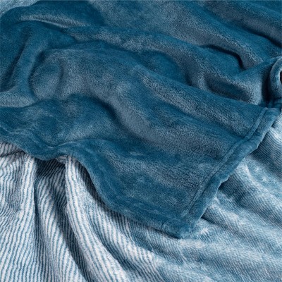 Kids Unisex Gradient Fleece Throw Blanket, 10" x 10"