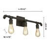 Eglo Lighting Wymer 3 - Light Vanity in  Matte Bronze - 2 of 4