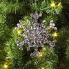 5" Christmas Iridescent Plastic Snowflake Ornament - Wondershop™ - 2 of 3