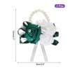 Unique Bargains Decorative Wedding Prom Party Artificial Rose Wrist Corsages 2 Pcs - 2 of 3
