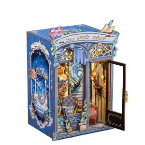 Wizardi Soul Travel Agency Dollhouse Book Nook Kit - Miniature