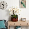 HomeStock Large Phalaenopsis Silk Flower Arrangement - 3 of 3