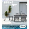 GardenJoy 2-Piece HDPE Outdoor Dining Chairs - Weather Resistant Patio Seating - 3 of 3