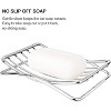 Aoibox Stainless Steel Soap Dish for Shower Bathroom, Self-draining Soap Holder for Kitchen Sink, Quick Dry and Easy Cleaning - 4 of 4