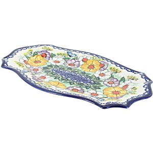Blue Rose Polish Pottery 755 Kalich Platter - 1 of 1