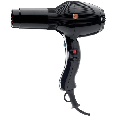 Gamma+ 5555 Turbo Tourmalionic Super Hot Hair Dryer Black