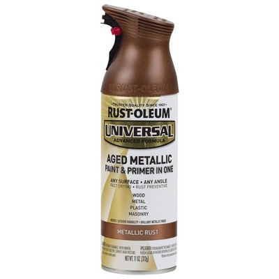 Rust-Oleum 11oz Universal Aged Metallic Spray Paint Brown