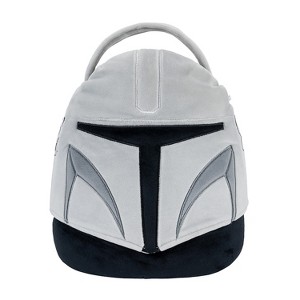Jazwares Star Wars Boy's Mandalorian Plush Treat Pail Halloween Costume Wearable Accessories - Gray One Size - 1 of 2