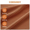 83" Corduroy Loveseat Sofa for Living Room,Spacious 3-Seater Couches with Deep Seats&Wide Armrest&Removable Cushion - 3 of 4