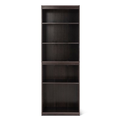 5 Shelf Bookcase Espresso Room Essentials Target Inventory