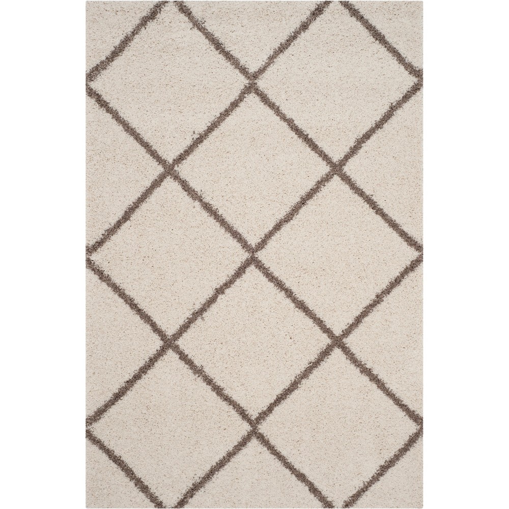 8'X10' Hudson Shag Area Rug Ivory/Beige - Safavieh