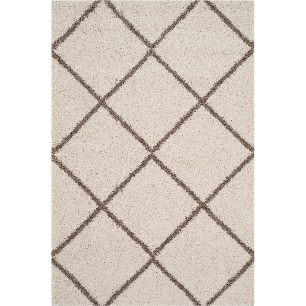 8'X10' Hudson Shag Area Rug Ivory/Beige - Safavieh