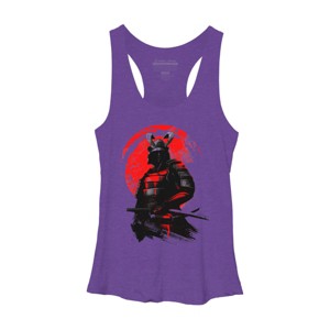 Women's Design By Humans Samurai Warrior By clingcling Racerback Tank Top - 1 of 3