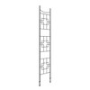 ACHLA Designs Graphite Powder Coated 135" Wrought Iron Trellis - 2 of 3