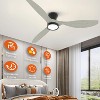 TALOYA 52 inch Indoor Ceiling Fan with Light and Remote (3-Blade),Reversible DC Motor,3 CCT Light,White Oak - 3 of 4