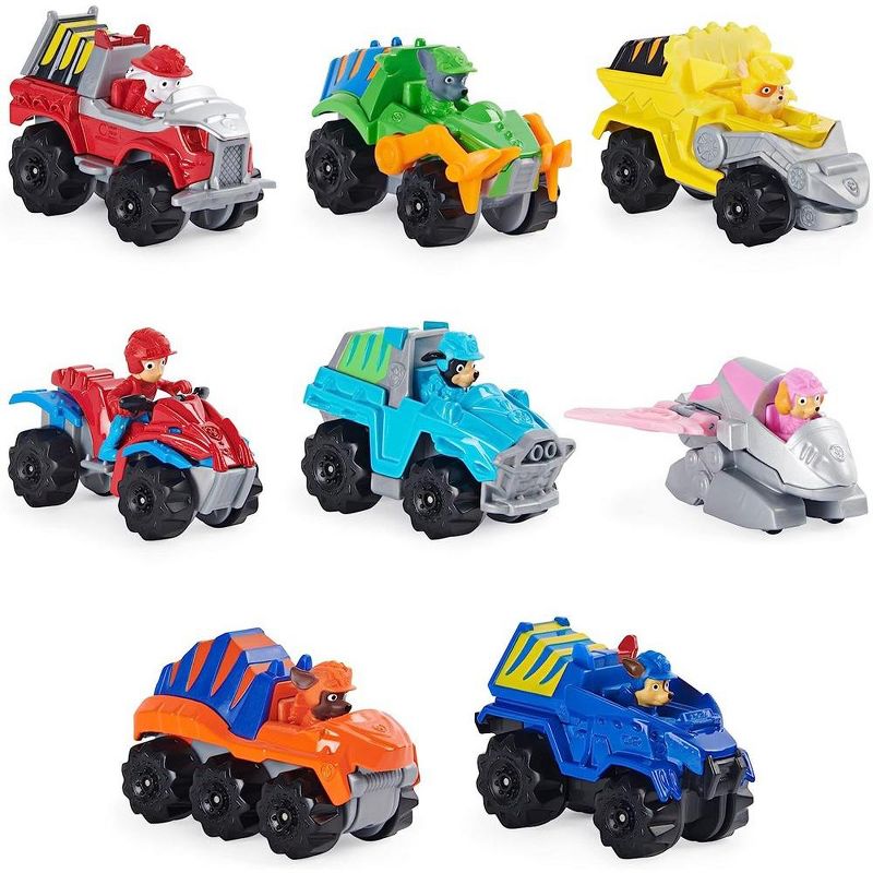 PAW Patrol, True Metal Dino Rescue Gift Pack of 8 Collectible Die-Cast Vehicles, 1:55 Scale, 2 of 4