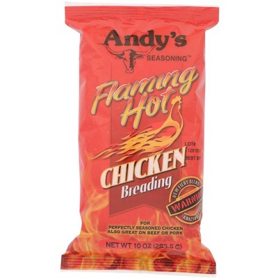 Andy's Flaming Hot Chicken Breading - 6 pack, 10 oz