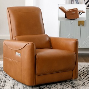 NicBex Recliner Chair Rocking Chair with Pillow Swivel Accent Chair with USB Ports Living Room Chairs Comfy Chair for Reading Room - 1 of 4