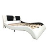 Queen Size Upholstered Platform Bed with LED Lighting and Bluetooth - 4 of 4