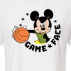Women's - Disney - Game Face Basketball Cropped Graphic T-Shirt - 2 of 4
