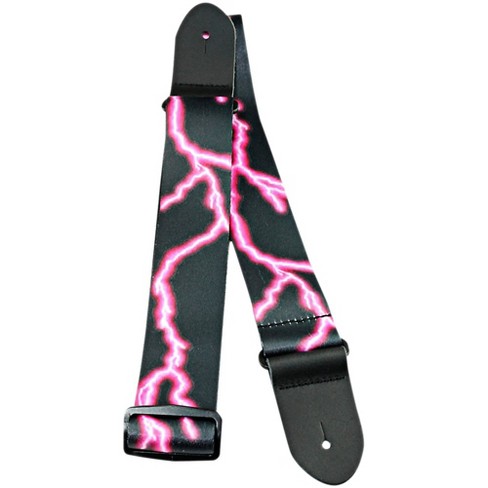 Guitar strap pink