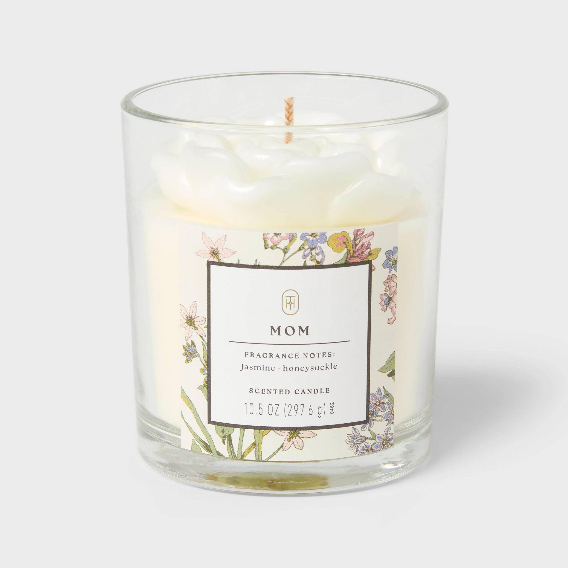 Sculpted Wax Fragranced 'Mom' Jar Candle - Threshold™