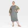 Women's Knit Midi Shift Dress - Universal Thread™ - 3 of 3