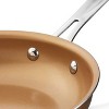 Brentwood 8 Inch Induction Copper Frying Pan with Non-Stick, Ceramic Coating - 3 of 3