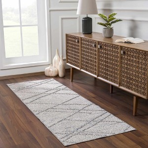 Hauteloom Baqer Taupe & Gray Textured Performance Rug - 1 of 4