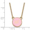 Black Bow Jewelry 14k Yellow Gold Plated Sterling Silver Delta Gamma Greek Life Necklace 18 Inch - 3 of 4