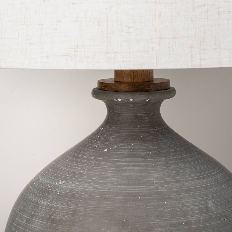 Resin Table Lamp Gray (Includes LED Light Bulb) - Hearth &#38; Hand&#8482; with Magnolia, 5 of 13