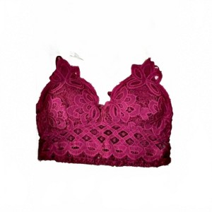 Women's Wo's Crochet Lace Bralette - ANEMONE - 1 of 4