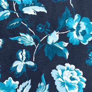 navy wildflower shadow